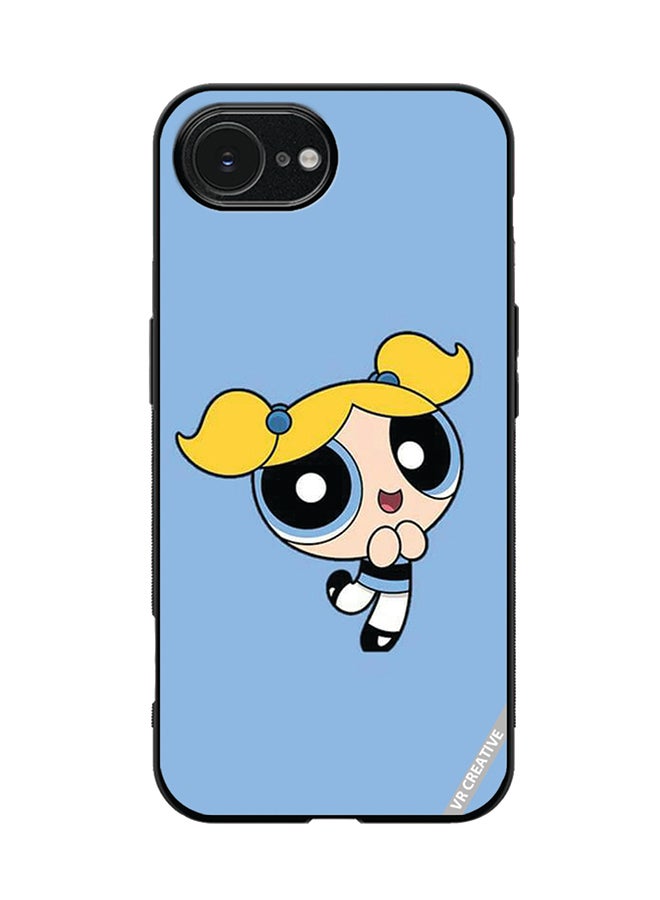 Protective Case Cover For Apple iPhone 16e Bubbles Powerpuff Girls Design Multicolour