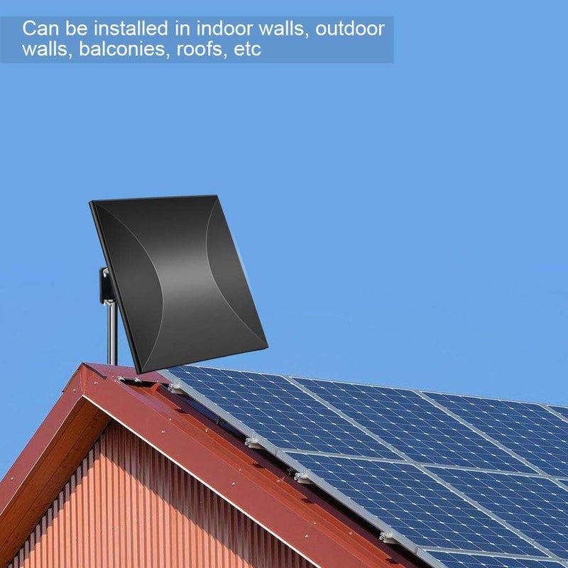 cheekyglo HDTV Antenna, HD Digital Indoor/Outdoor TV Antenna 150 Miles Range, Television Antenna with Signal Booster Amplifier(10m Cable),Wide UHF/VHF Frequency Range, Indoor/Outdoor Installation - Image 2