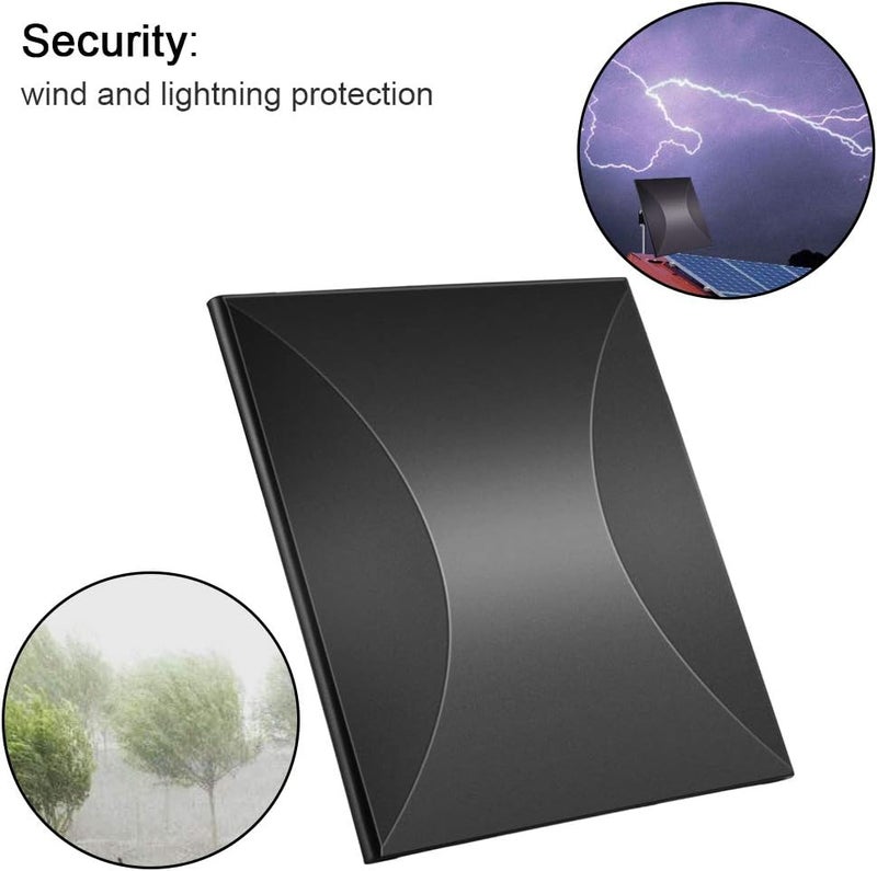cheekyglo HDTV Antenna, HD Digital Indoor/Outdoor TV Antenna 150 Miles Range, Television Antenna with Signal Booster Amplifier(10m Cable),Wide UHF/VHF Frequency Range, Indoor/Outdoor Installation - Image 4