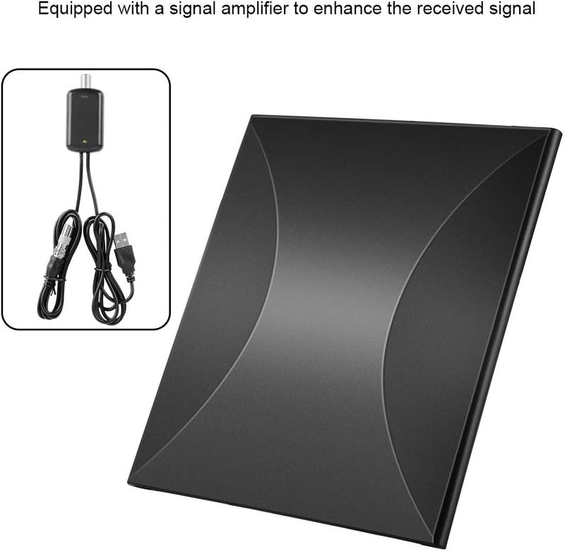 cheekyglo HDTV Antenna, HD Digital Indoor/Outdoor TV Antenna 150 Miles Range, Television Antenna with Signal Booster Amplifier(10m Cable),Wide UHF/VHF Frequency Range, Indoor/Outdoor Installation - Image 5