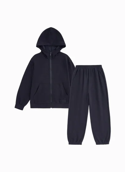 Balabala Kids Unisex Knit Long Sleeve Suit