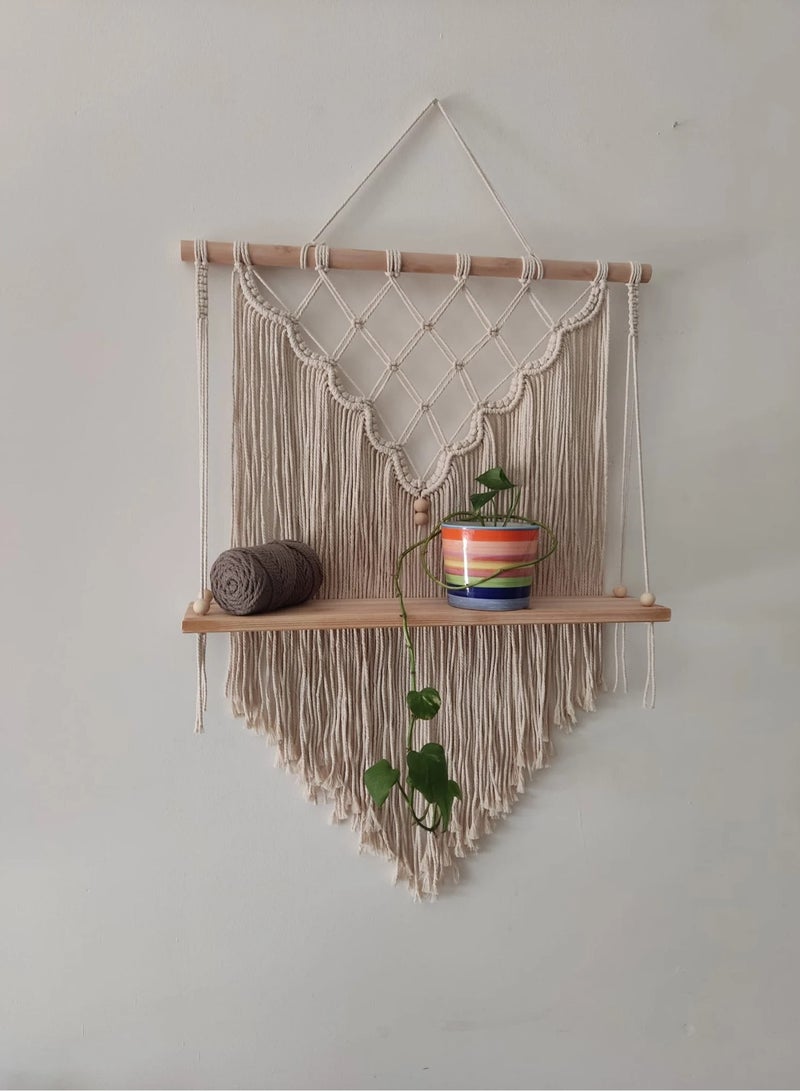 انتيكيانو رف حائط خشبي - Image 3