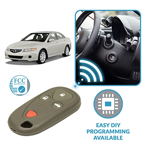 Keyless2Go 4 Button Remote Key Fob Replacement for Acura TL (2004-2006), TSX (2006-2008) - Plastic, Compatible with Passenger Car, FCC ID OUCG8D-387H-A, Part # 72147-SEP-A52 - Image 5