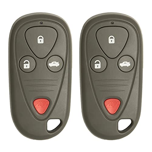 Keyless2Go 4 Button Remote Key Fob Replacement for Acura TL (2004-2006), TSX (2006-2008) - Plastic, Compatible with Passenger Car, FCC ID OUCG8D-387H-A, Part # 72147-SEP-A52 - Image 1