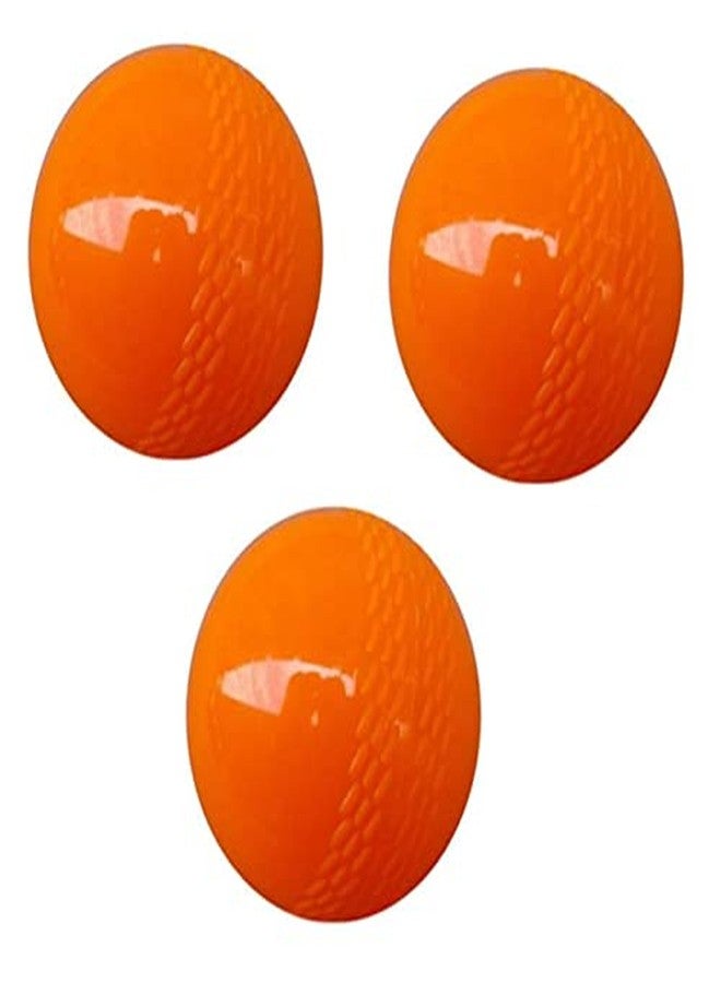 فينوم كرات فينوم الناعمة للكريكيت للتدريب، مناسبة لجميع الفئات العمرية، موصى بها للعب الكريكيت في الأماكن المغلقة والمفتوحة، في الشوارع وعلى الشواطئ (عبوة واحدة) (برتقالي)، قياسية - سيليكون، مطاط - Image 3