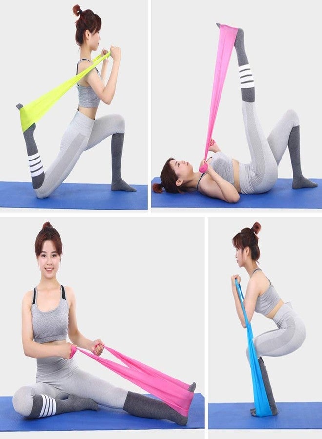 XPEED Fitness Latex Band for Exercise Rubber Stretch Bands Resistance Strength Yoga Band Medium Heavy Stretching Bands (Pack of 1, Medium) - Image 5