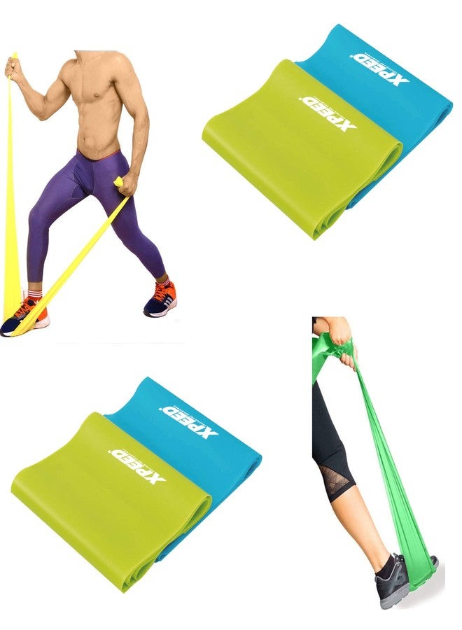 XPEED Fitness Latex Band for Exercise Rubber Stretch Bands Resistance Strength Yoga Band Medium Heavy Stretching Bands (Pack of 1, Medium) - Image 1