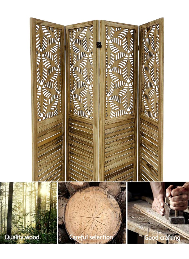 Living - Room Divider 4 Panel Room Partition, Foldable Freestanding 40*170 CM - Image 1