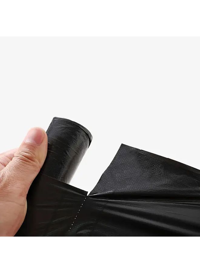 100 حزمة من أكياس القمامة السوداء الصغيرة، أكياس قمامة بلاستيكية متينة للمنزل والمكتب والمطبخ والحمام - Image 5