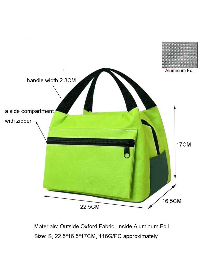 DB Innov. Lunch Bag, Insulated Lunch Bag for Kids Adult Women Men, Reusable Size S 22.5*16.5*17CM Capacity Lunch Tote Bags, Leakproof Food Lunch Containers, Thermal Cooler Bag for Work Travel Outdoor School Picnic, 4 colors. - Image 2