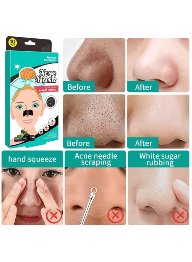 ديسوني قطعتين قناع الأنف من ديسوني بفحم الخيزران 10 قطع متعدد الاوان - Image 4