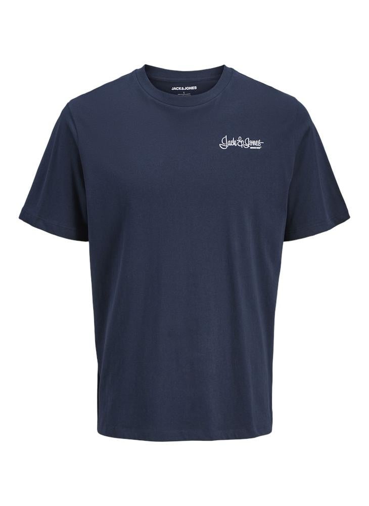 JACK & JONES Text Print Regular Fit T-Shirt