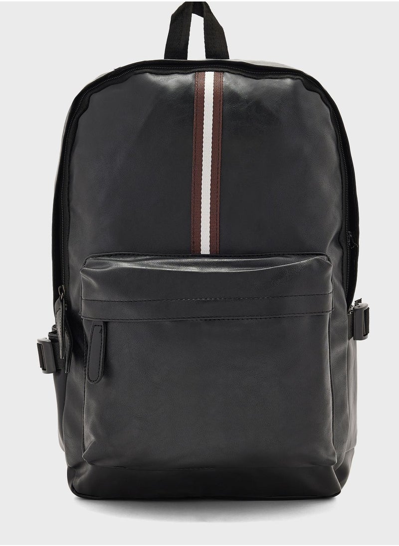 MIXDE - Leather Backpack Vintage Rucksack Water Resistant Lightweight Travel Backpack - Image 1
