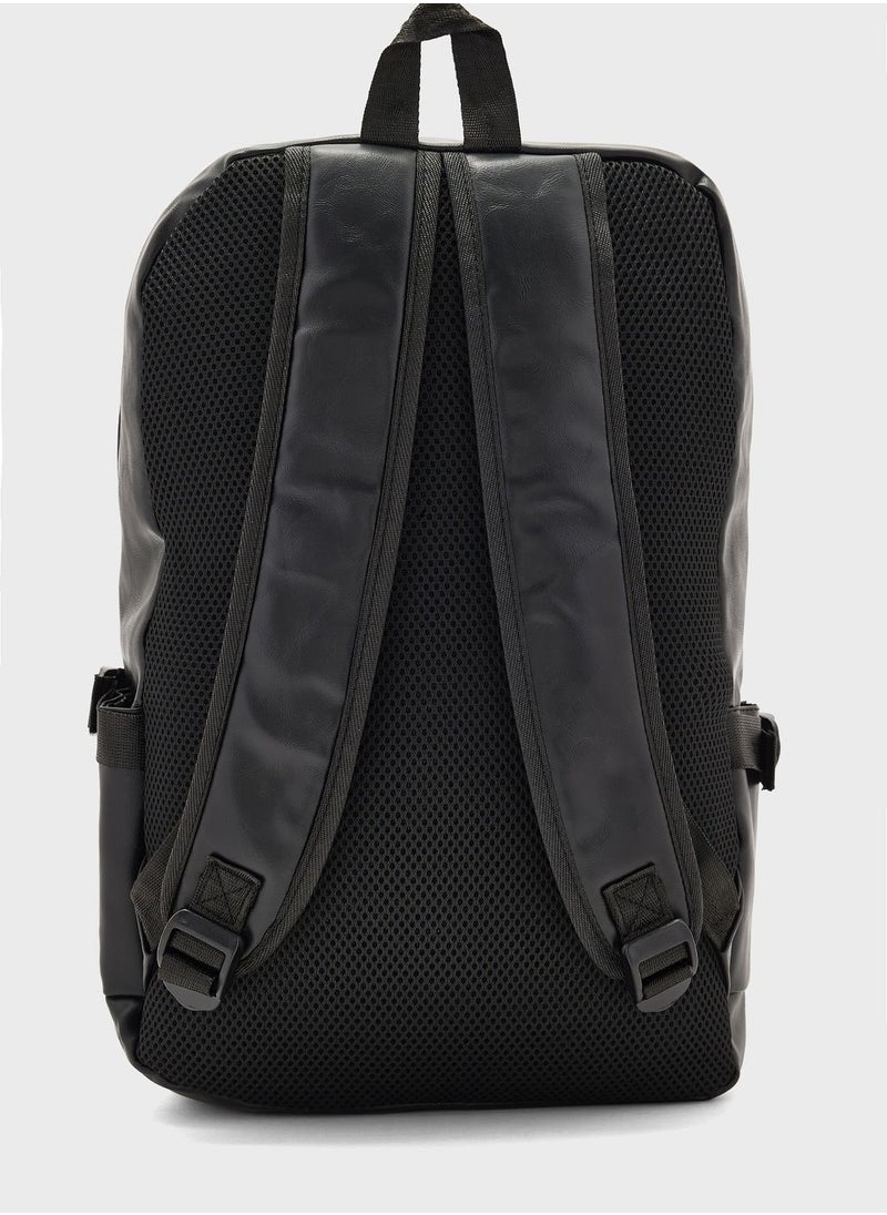 MIXDE - Leather Backpack Vintage Rucksack Water Resistant Lightweight Travel Backpack - Image 1