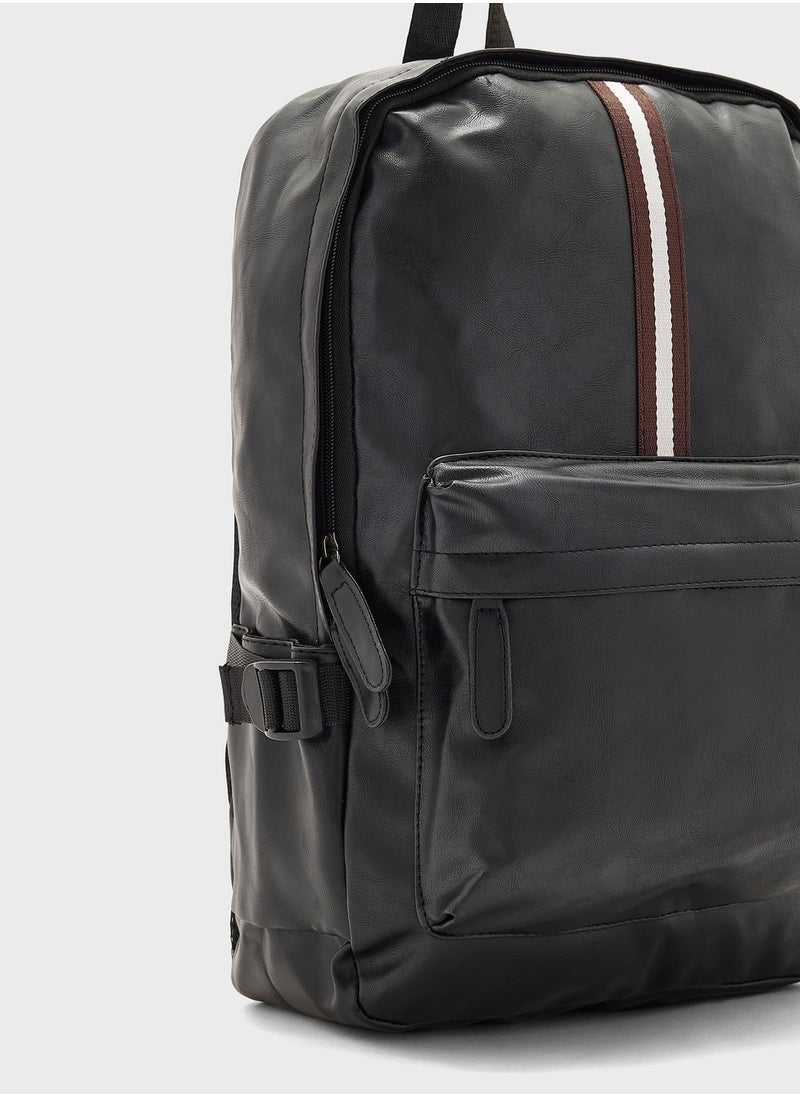MIXDE - Leather Backpack Vintage Rucksack Water Resistant Lightweight Travel Backpack - Image 1