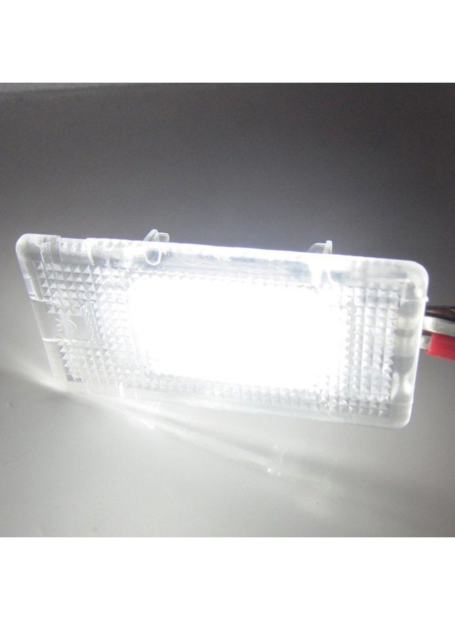 csslyzl White Led Footwell Luggage Trunk Cargo Area Light Assembly Replacement for BMW X5 E36 E39 E90 E46 E53 E66 E61 F01 Error Free 24 LED Interior Car Lamp Bulb - Image 3