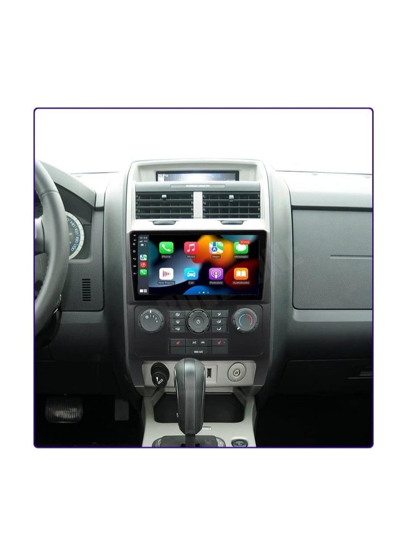 SHEZA STAR - Android Car Stereo for Ford Escape 2007 2008 2009 2010 2011 2012 2GB RAM 32GB ROM Mirror-Link Wi-Fi BT, Radio GPS Navigation, 9 Inch Support Apple Carplay, IPS Touch Screen with Backup Camera Included - Image 1