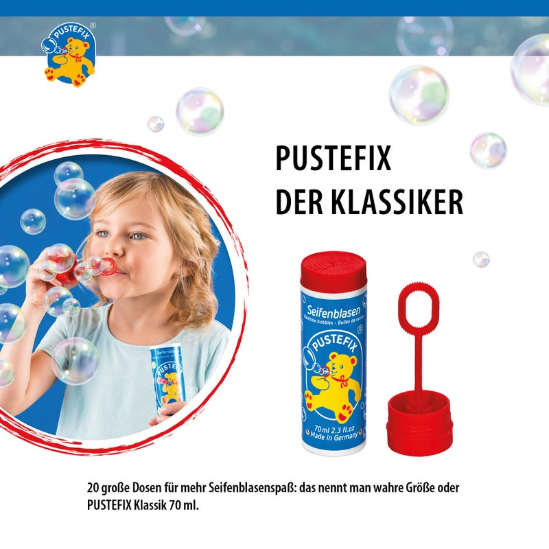 Pustefix Bubbles with Wand (Colors May Vary) - Image 3