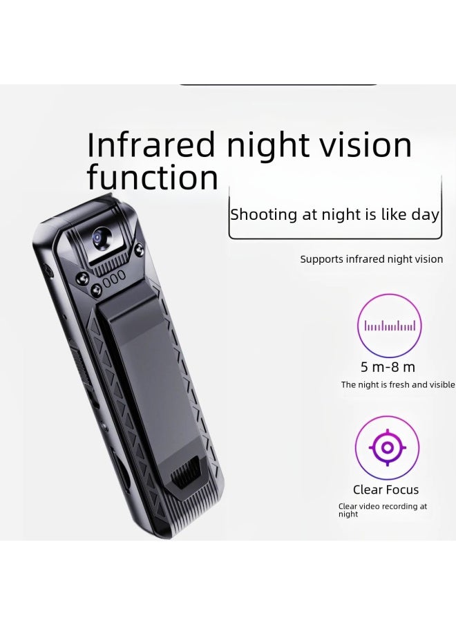 Generic High-definition Smart Recording Device Outdoor Sports Camera Long-standby Digital Camera Lens Meeting Minutes Recorder-Color:128G Card (excluding Machine)  - Image 2