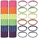 Janinka 432 Pcs Friendship Bracelets for Kids Neon Adjustable Paracord Bracelets Bulk Woven Rope Classroom Prizes for Students Girls Boys Goodie Bag Stuffers Back to School Party FavorsDeep Color - Image 4