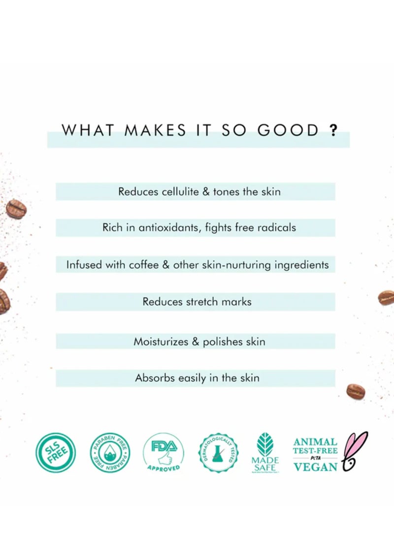 إم كافيين زيت تلميع الجسم بالقهوة (100 مل) - Image 5