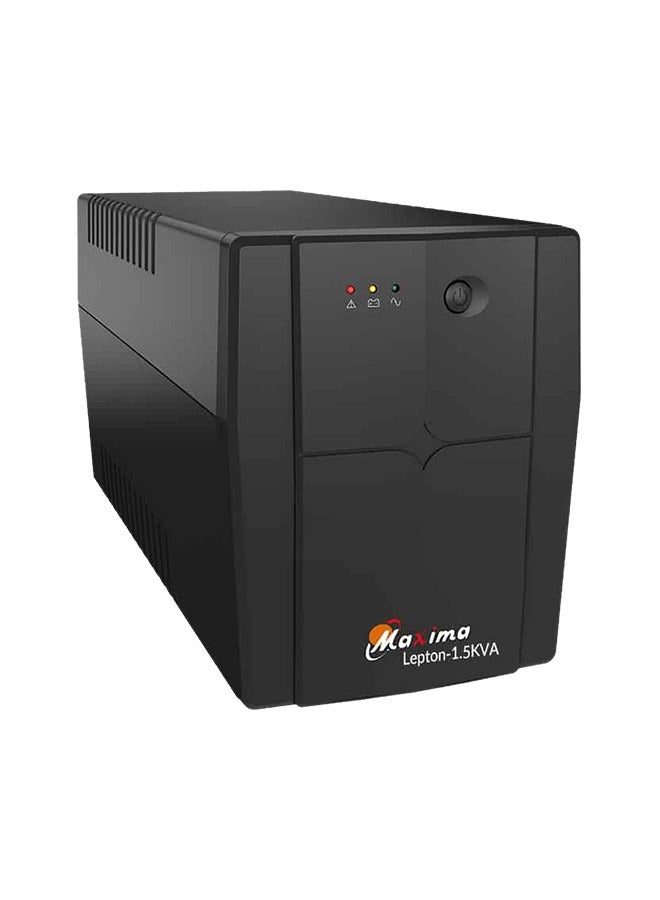 Maxima Solar Line Interactive UPS 1.5KVA, Simulated Sinewave Output UPS, Uninterruptible Power Supply For PC, Built-in Battery 12V/9Ah x 2, AVR Voltage Stabilization, Full Protection UPS For PC - Image 2