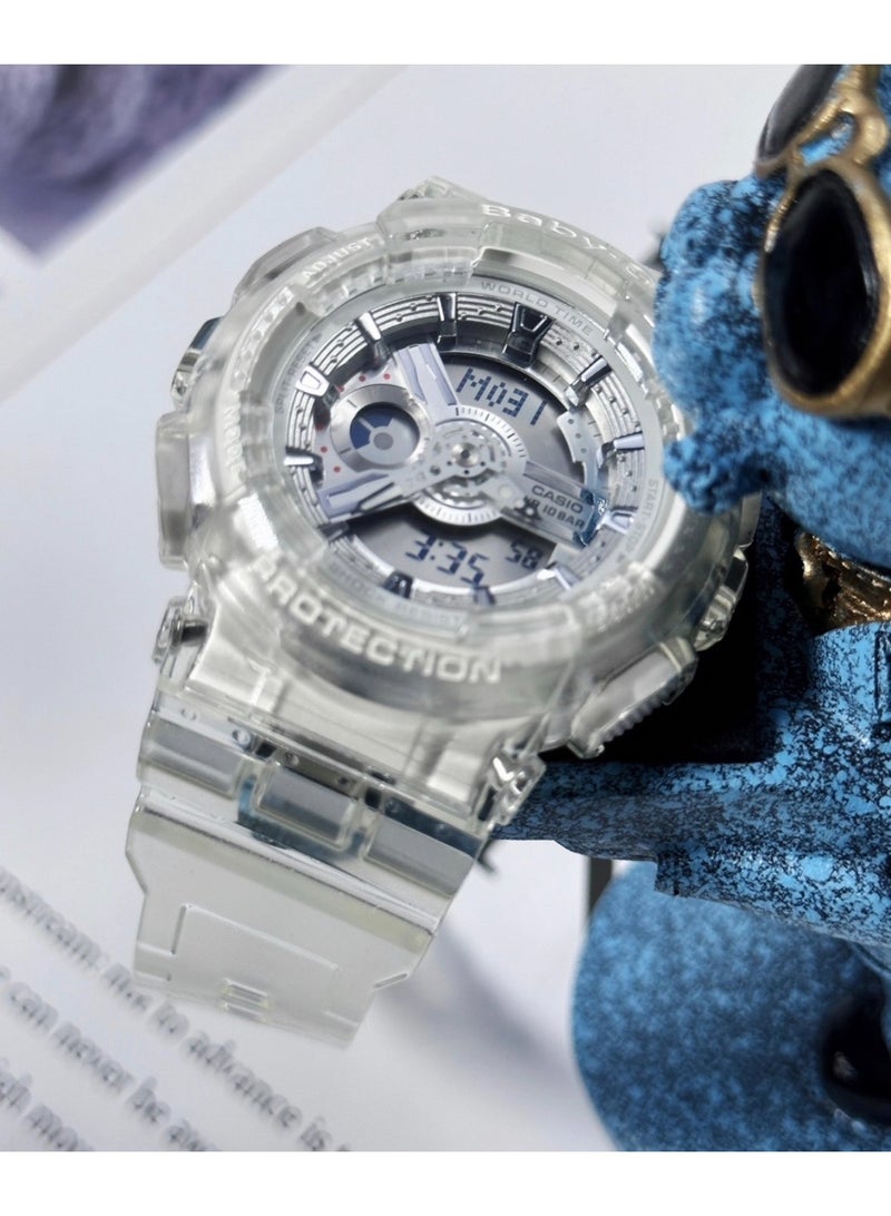 كاسيو Baby-G BA-110CR-7A Coral Reef Color Standard Analog Digital Ladies Watch - Image 3