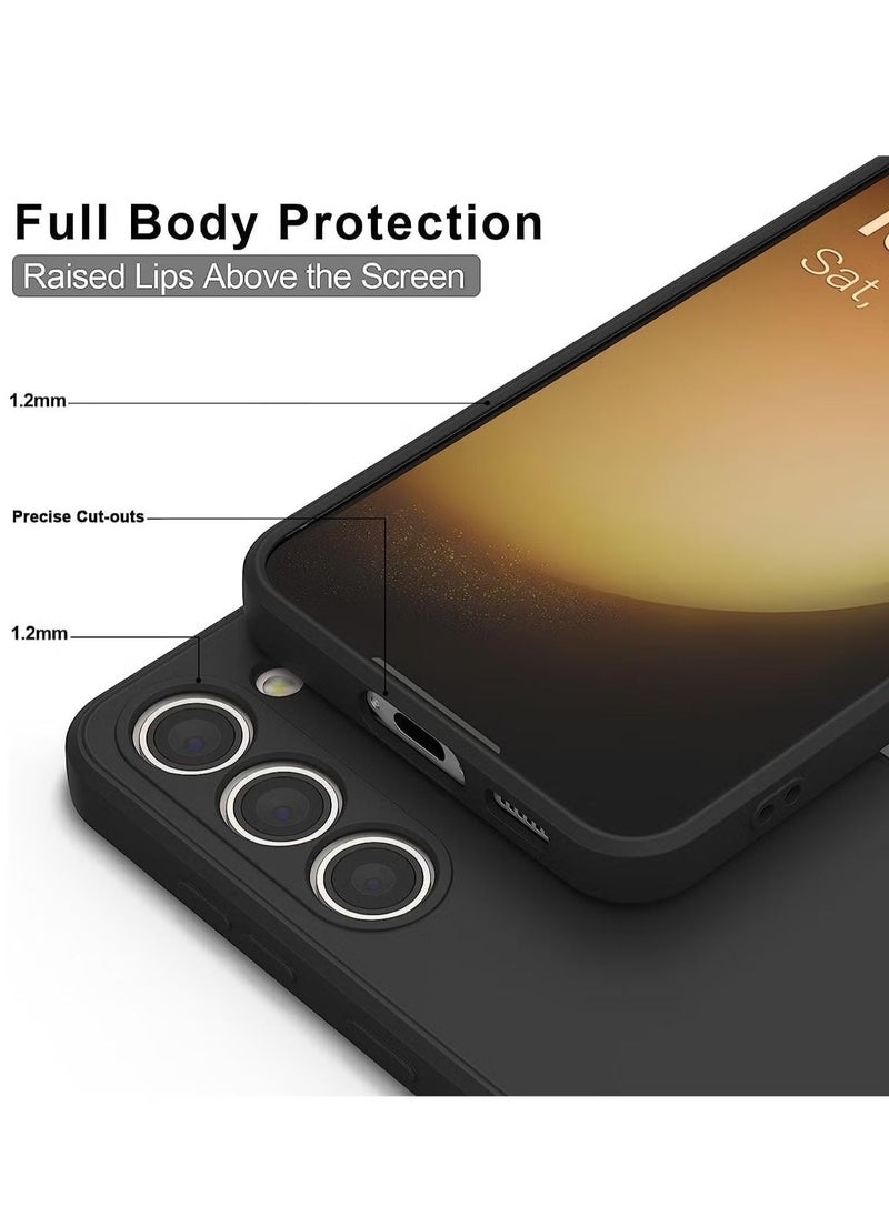 IAF Samsung Galaxy S24 Plus Soft Silicone Gel Rubber Shockproof Case â€“ Matte Finish Back Cover with Inner Fabric Lining & Camera Protection - Image 2