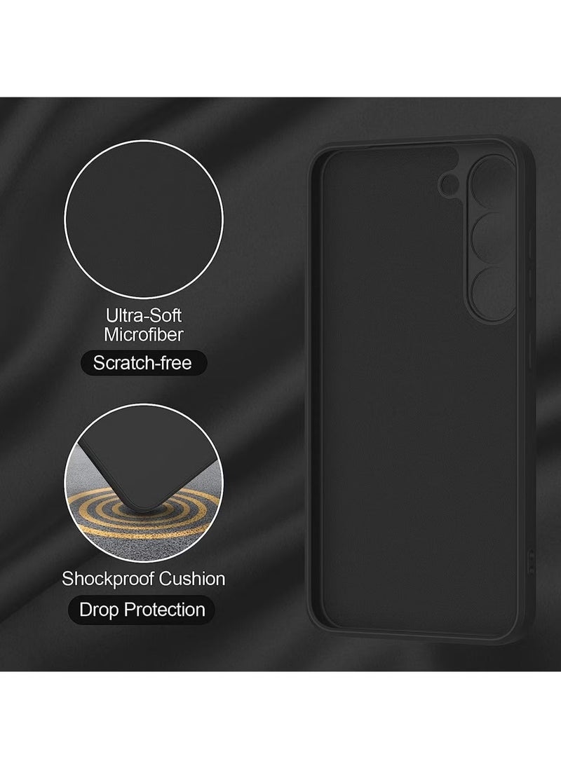 IAF Samsung Galaxy S24 Plus Soft Silicone Gel Rubber Shockproof Case â€“ Matte Finish Back Cover with Inner Fabric Lining & Camera Protection - Image 5