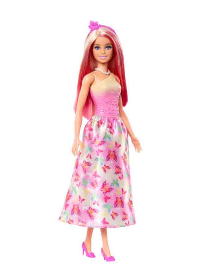 Barbie Dreamtopia Princess, Fashion Doll With Removable Skirt, Shoes & Headband (Styles May Vary)  - Image 1