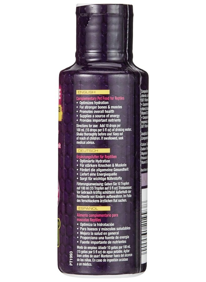 Exo Terra Exo Terra Exo Terra Electrolyte & Vitamin D3 Supplement, 120 Ml  - Image 2