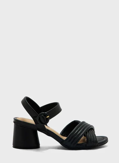 مودار Multi Strap Mid Heel Sandals