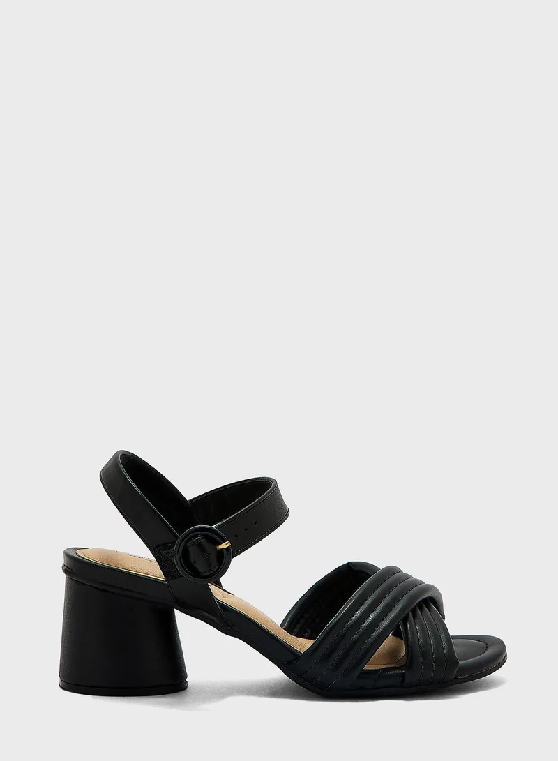 MODARE Multi Strap Mid Heel Sandals
