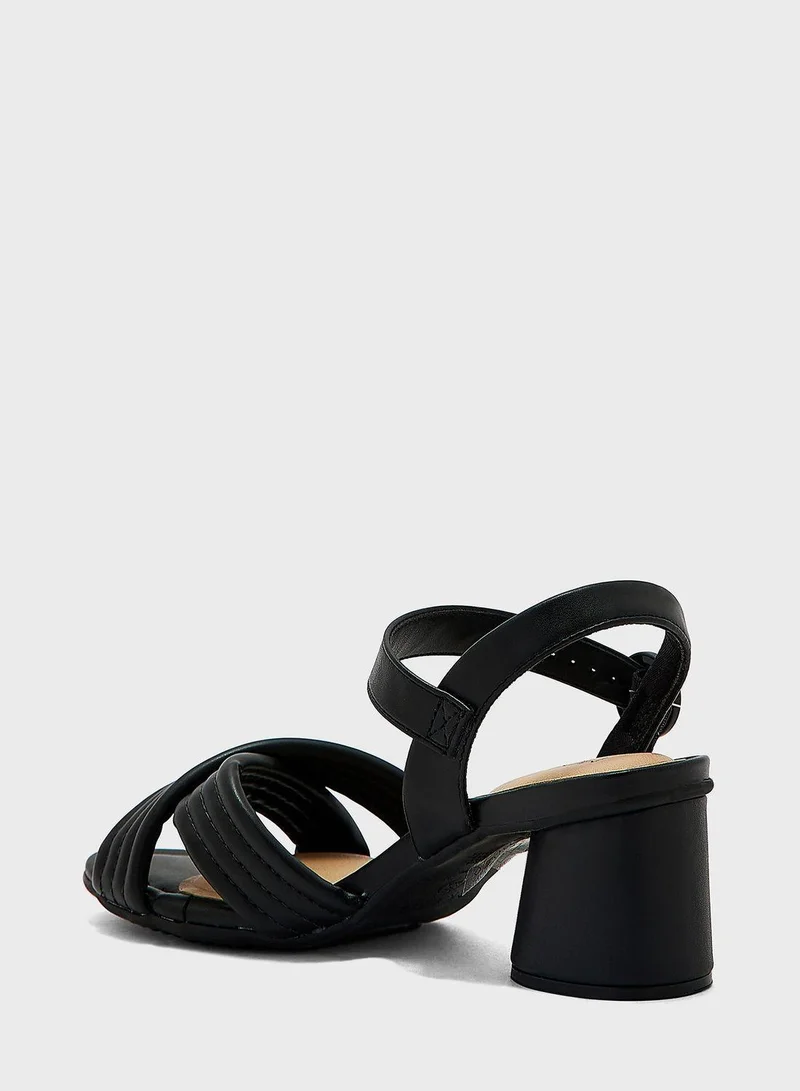 MODARE Multi Strap Mid Heel Sandals