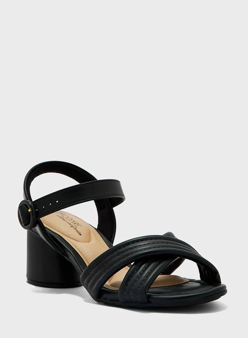 MODARE Multi Strap Mid Heel Sandals