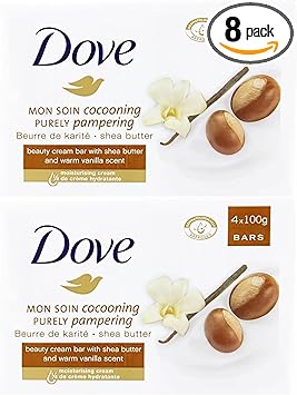 Dove Purely Pampering Shae Butter Beauty Bar 8x90g