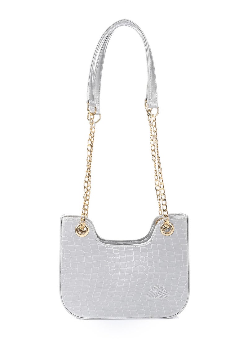 RITZY - Modena Handbag - Grey - Image 1