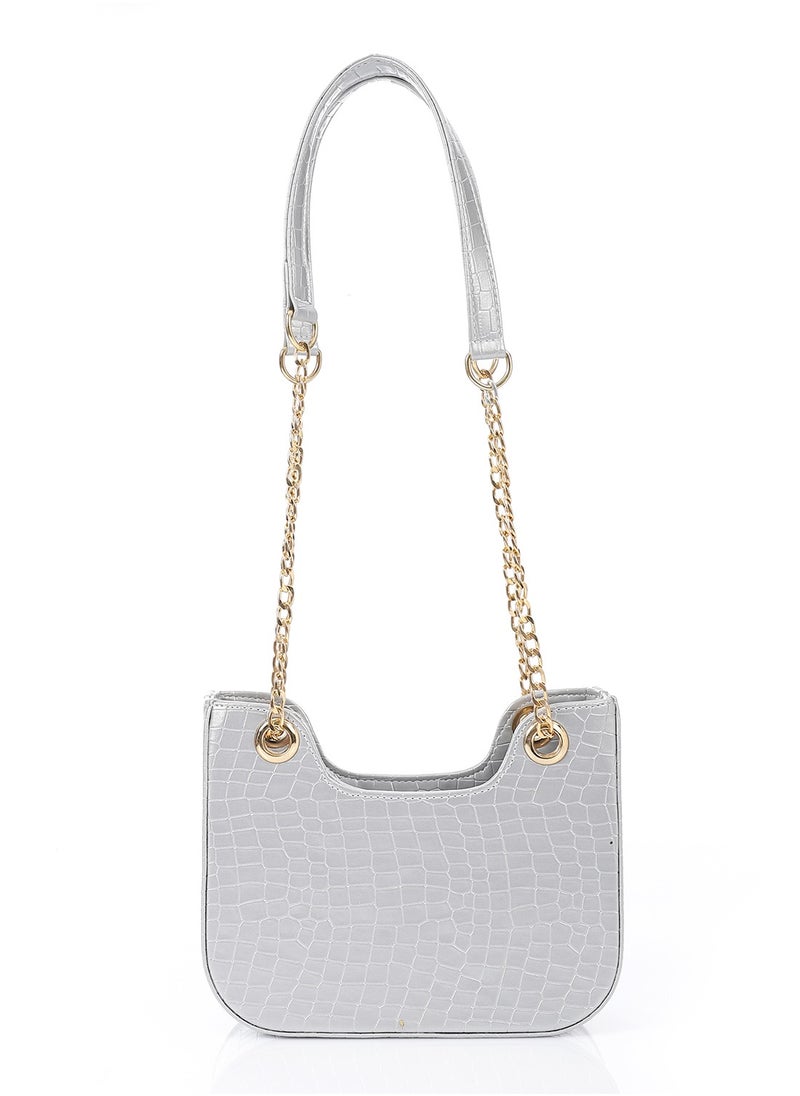 RITZY - Modena Handbag - Grey - Image 1