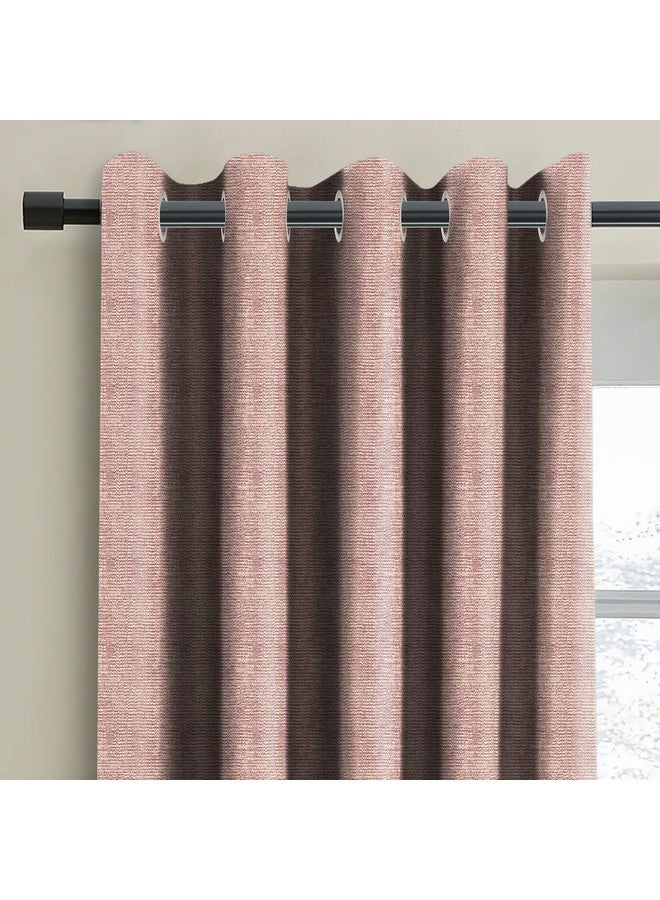 كاسابلو ستائر معتمة من كازابليو سلوبي، قطعتان من البوليستر (فولاذ)، مع رباط خلفي، مناسبة لغرفة النوم وغرفة المعيشة (لون وردي فاتح، 7 أقدام × 4.2 قدم) - Image 2