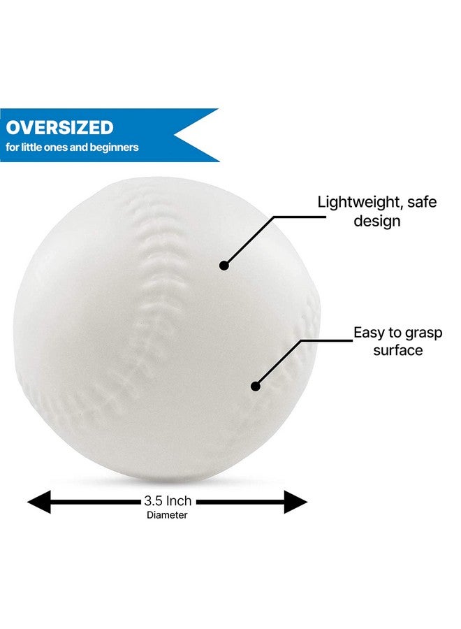 Botabee Toddler & Little Kids Replacement T Ball Baseball Balls - Oversized Tballs for Little Tikes TotSports T-Ball Set - 6 Set - Safe and Durable Design for Early Baseball Skills Development - Image 3