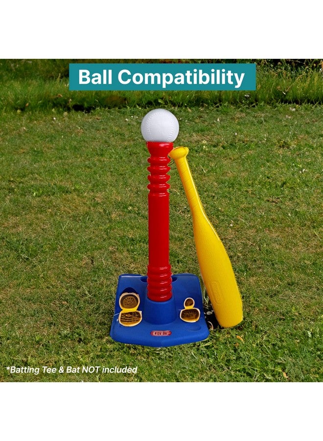 Botabee Toddler & Little Kids Replacement T Ball Baseball Balls - Oversized Tballs for Little Tikes TotSports T-Ball Set - 6 Set - Safe and Durable Design for Early Baseball Skills Development - Image 2