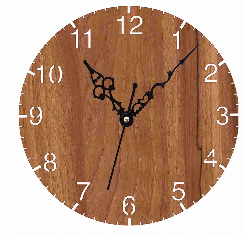 ADK Wall Clock for Living Room Bedroom Home Office Kitchen Asymmetric Shaped Designer MDF Wall Clock for Home Decor Standard 3 - Image 1