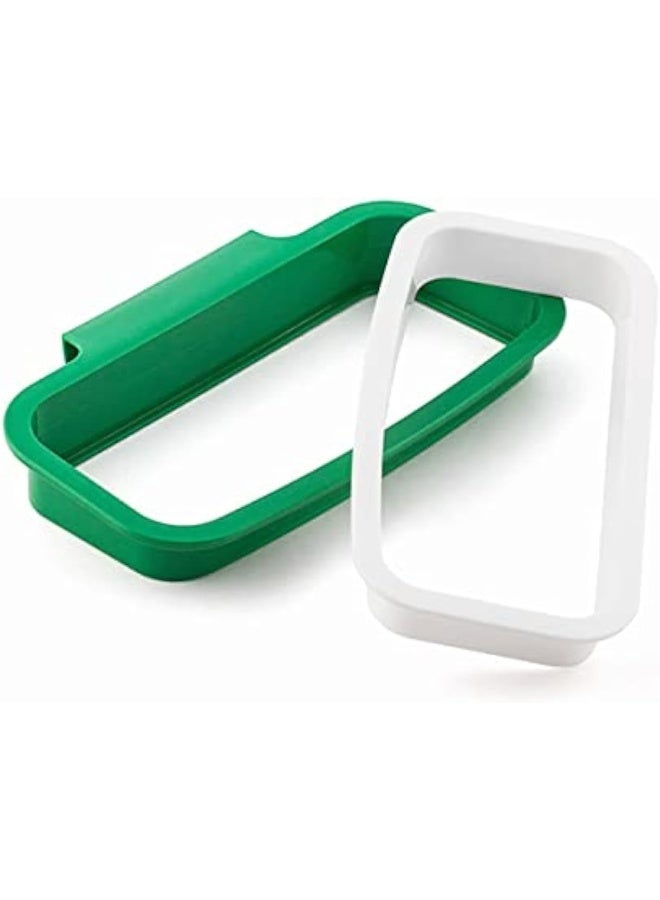Generic Portable Trash Bag Holder Plastic | Reusable Shopping Bags | For Kitchen, RV, Bathroom, Dorm Room, Office | Bin Garbage Bags Storage Rack  - Image 1