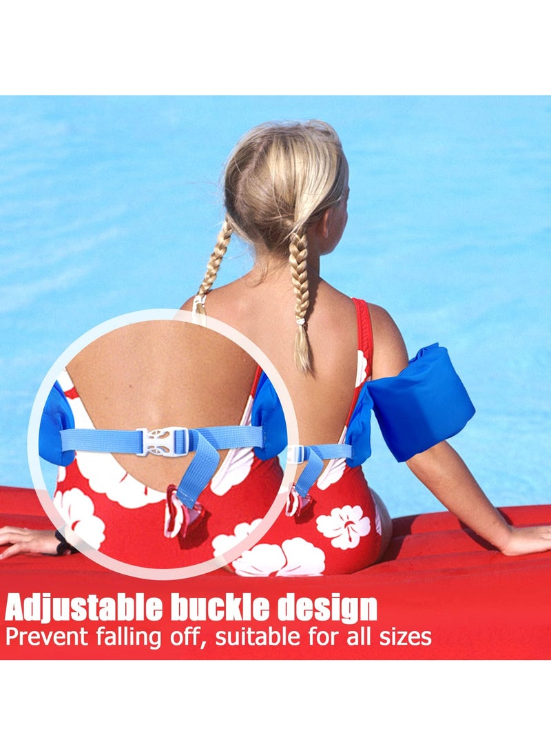 Mr. Penda Baby Pool Float Fit 30-55 Lbs, Kids Swimming Float with Arm Water Wings, Fun Ride-On Raft Pool Baby Beach Supplies for 2-6 Years Old Boy Girl ( Blue starfish)  - Image 4
