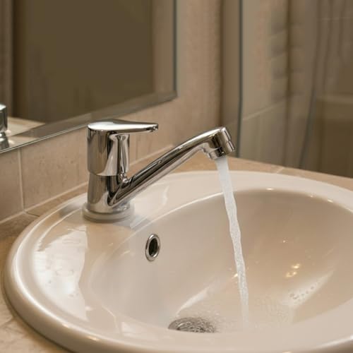 BATH GURU Alloy Steel Mini Wash Basin Pillar Tap Kitchen Sink Cock Tap for Bathroom Kitchen Chrome Plated - Image 1