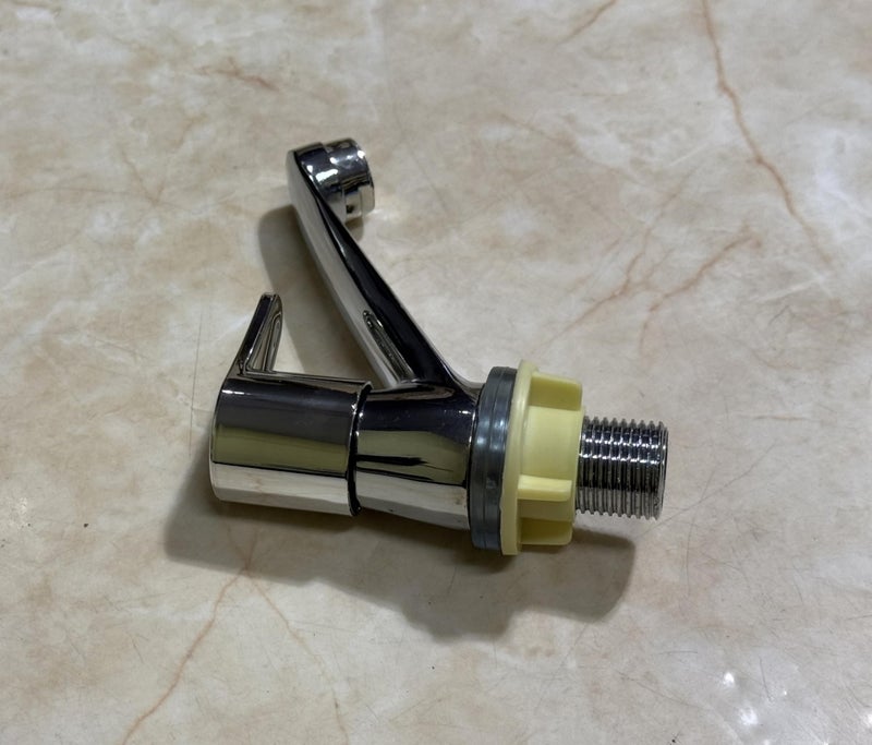 BATH GURU Alloy Steel Mini Wash Basin Pillar Tap Kitchen Sink Cock Tap for Bathroom Kitchen Chrome Plated - Image 2