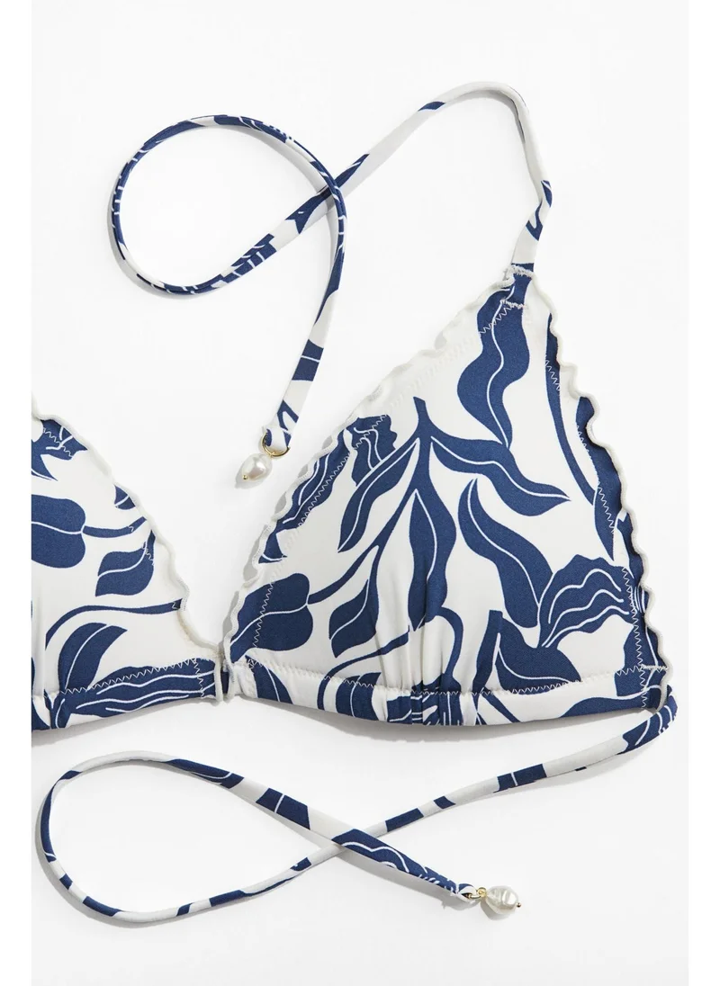 اتش اند ام Push-up triangle bikini top