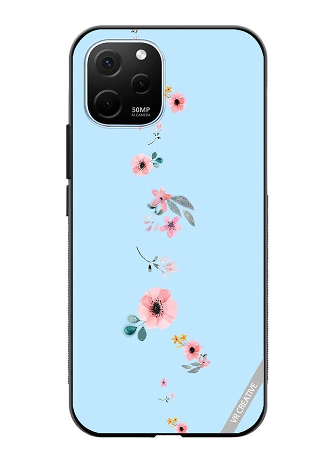 VR CREATIVE Protective Case Cover For Huawei Enjoy 50z Flower Design Multicolour - Image 1