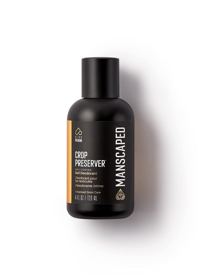 manscaped MANSCAPED The Crop Preserver®, Men's Ball Deodorant, Male Care Hygiene Moisturizer, Anti-Chafing Groin Protection with Cooling Aloe Vera, 4oz  - Image 1