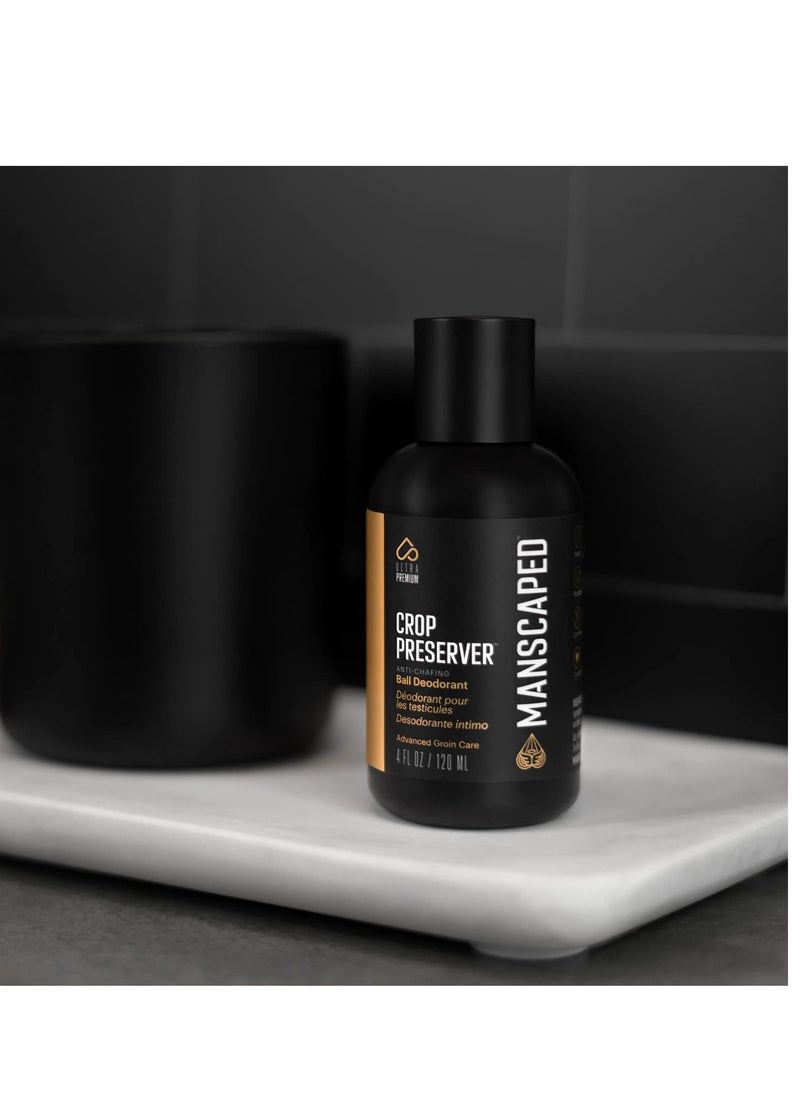 manscaped MANSCAPED The Crop Preserver®, Men's Ball Deodorant, Male Care Hygiene Moisturizer, Anti-Chafing Groin Protection with Cooling Aloe Vera, 4oz  - Image 4